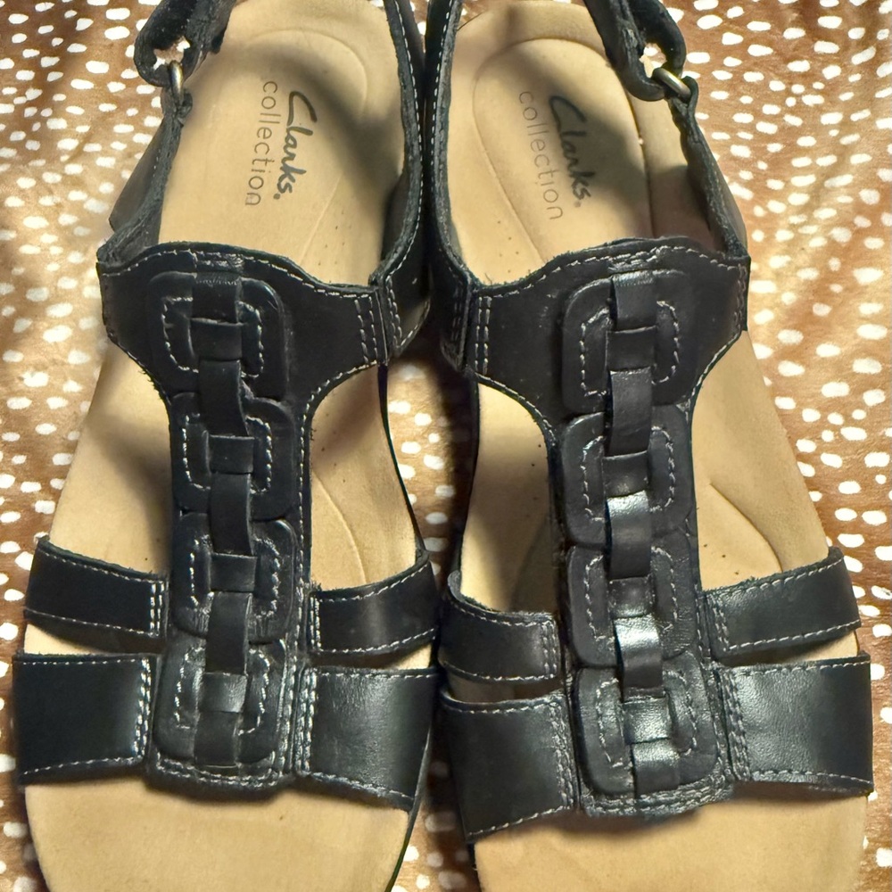 Clarks Laurieann Kay T-strap Slingback Sandals, Women’s Size 7.5, Pre-loved